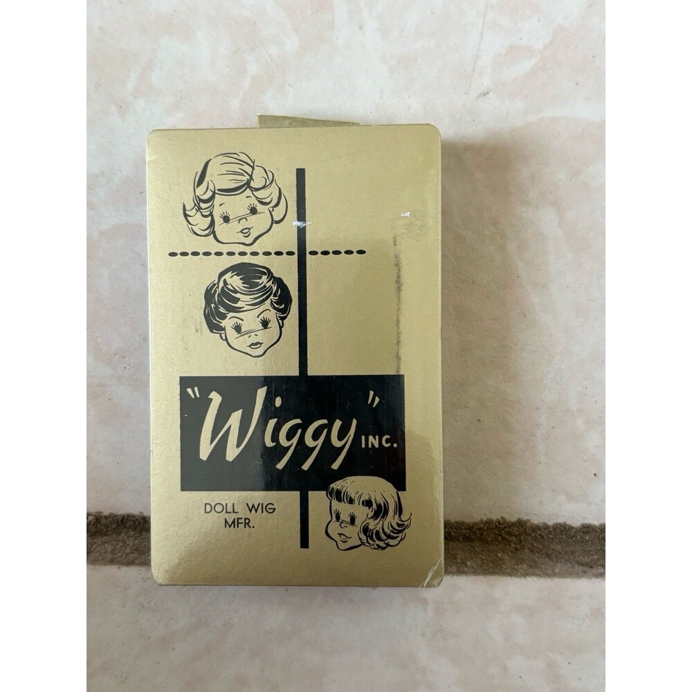 Vintage Wiggy Inc. Sealed Playing Cards Made In U.S.A. Brown & Bigelow